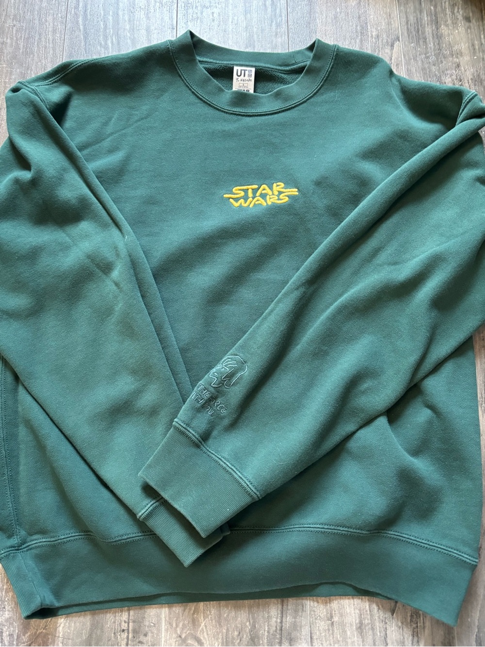Uniqlo Yu Nagapa Star Wars Logo Crewneck Sweatshirt Limited Unisex Small Adult